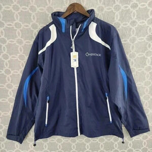 NWT Northend Sport Windbreaker Full zip hoodie Men's Jacket XL